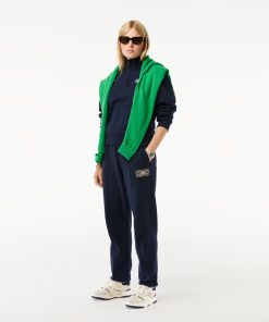 Lacoste Sweaters & Sweatshirts-High Neck Zipped Fleece Jogger Sweatshirt-SF2702-51-la coste 2