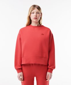 Lacoste Womens Oversized Cotton Sweatshirt-SF5614-51-locoste