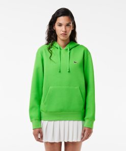 Lacoste Sweaters & Sweatshirts-Womens Relaxed Fit Piqué Hoodie-SF8346-51-lacoste store near me