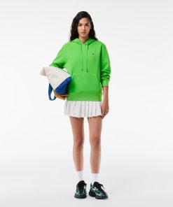 Lacoste Sweaters & Sweatshirts-Womens Relaxed Fit Piqué Hoodie-SF8346-51-lacoste store near me 2