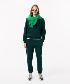 Lacoste Sweaters & Sweatshirts-Womens Relaxed Fit Piqué Hoodie-SF8346-51-lacoste us 2