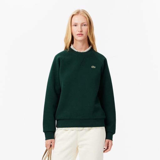 Lacoste Sweaters & Sweatshirts-Womens Crew Neck Piqué Sweatshirt-SF8347-51-lacoste factory outlet