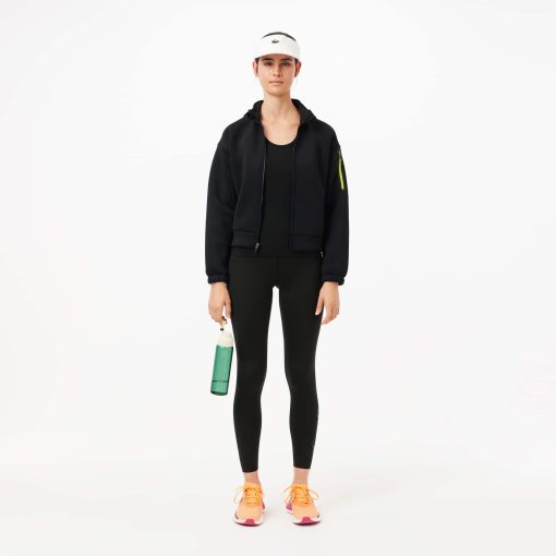 Lacoste Sweaters & Sweatshirts-Womens Removable Sport Hoodie-SF9328-51-lacoste near me - Image 2