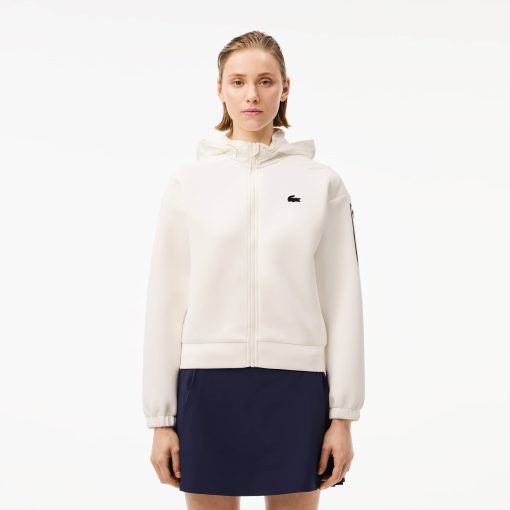 Lacoste Sweaters & Sweatshirts-Womens Removable Sport Hoodie-SF9328-51-lacost