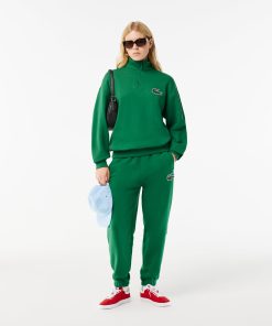 Lacoste Sweaters & Sweatshirts-Unisex Loose Fit High-Neck Fleece Sweatshirt-SH0069-51-lacoste near me 2