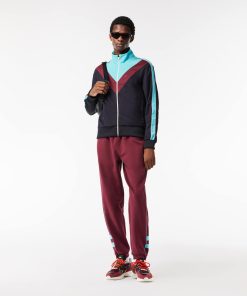 Lacoste Sweaters & Sweatshirts-Mens Colorblock Ripstop Piqué Zip-Up Sweatshirt-SH1168-51-lacoste store near me 2