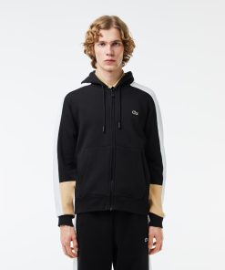 Lacoste Sweaters & Sweatshirts-Mens Zip-Up Colorblock Hoodie-SH1301-51-locoste