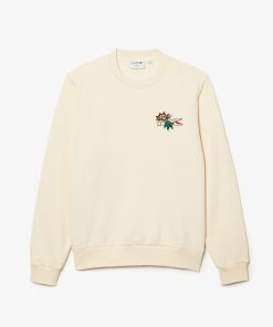 Lacoste Sweaters & Sweatshirts-Mens Badge Organic Cotton Sweatshirt-SH1359-51-la coste