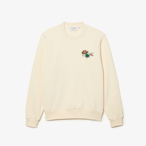 Lacoste Sweaters & Sweatshirts-Mens Badge Organic Cotton Sweatshirt-SH1359-51-la coste