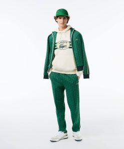 Lacoste Sweaters & Sweatshirts-Mens Loose Fit Monogram Hoodie-SH1413-51-lacosta 2