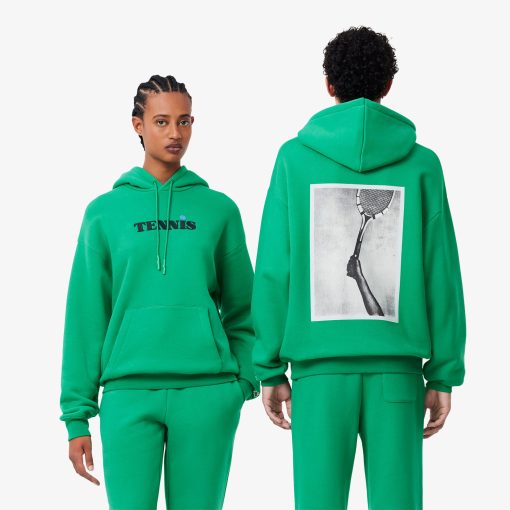 Lacoste Sweaters & Sweatshirts-Unisex Runway Loose Fit Hoodie-SH1437-51-lacoste sale