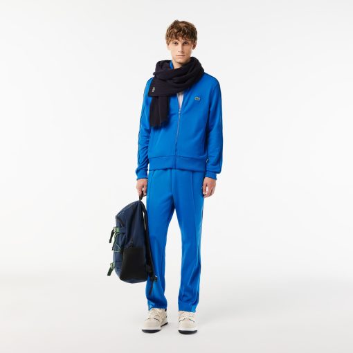 Lacoste Sweaters & Sweatshirts-Mens Paris Piqué Zip-Up Track Jacket-SH1457-51-lacoste cardigan - Image 2