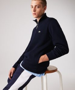 Lacoste Sweaters & Sweatshirts-Mens Zip-Up High-Neck Sweatshirt-SH1927-51-lacoste factory outlet 2