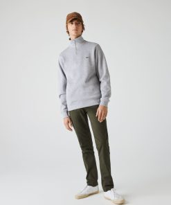 Lacoste Sweaters & Sweatshirts-Mens Zip-Up High-Neck Sweatshirt-SH1927-51-la coste 2