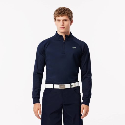 Lacoste Sweaters & Sweatshirts-Mens Technical Fleece Golf Sweatshirt-SH2531-51-lacoste us