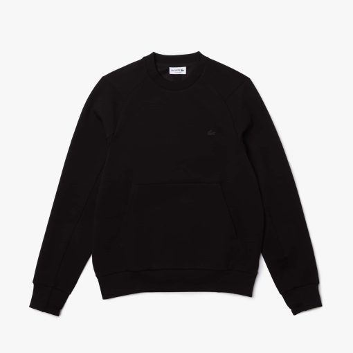 Lacoste Sweaters & Sweatshirts-Mens Kangaroo Pocket Cotton Sweatshirt-SH2695-51-lacoste store near me