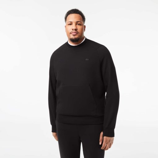 Lacoste Sweaters & Sweatshirts-Mens Kangaroo Pocket Cotton Sweatshirt-SH2695-51-lacoste store near me - Image 2