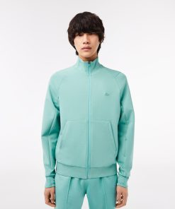 Lacoste Sweaters & Sweatshirts-Mens High-Neck Zip-Up Sweatshirt-SH2702-51-lacoste sale