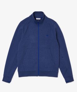 Lacoste Sweaters & Sweatshirts-Mens High-Neck Zip-Up Sweatshirt-SH2702-51-lacoste france 2