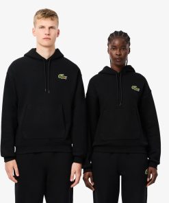 Lacoste Sweaters & Sweatshirts-Unisex Loose Fit Badge Accent Hoodie-SH2754-51-lacoste us