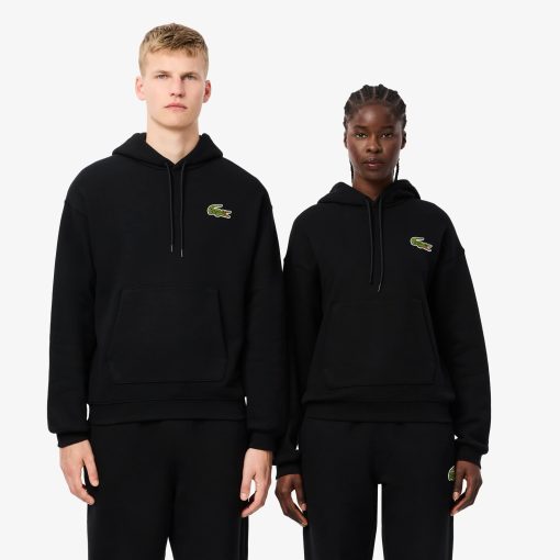 Lacoste Sweaters & Sweatshirts-Unisex Loose Fit Badge Accent Hoodie-SH2754-51-lacoste us