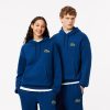 Lacoste Sweaters & Sweatshirts-Unisex Loose Fit Badge Accent Hoodie-SH2754-51-la coste 3