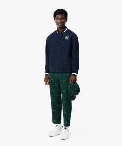 Lacoste Sweaters & Sweatshirts-Mens Varsity Water-Repellent Golf Windbreaker-SH2925-51-lacost 2