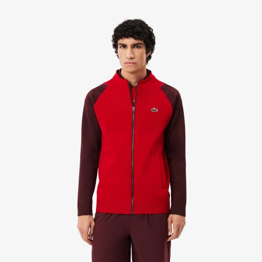 Lacoste Sweaters & Sweatshirts-Mens Lacoste Tennis x Novak Djokovic Jacket-SH3022-51-lacoste france