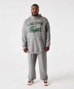 Lacoste Sweaters & Sweatshirts-Men’s Tall Fit Cotton Fleece Hoodie-SH4656-51-lacoste factory outlet 2