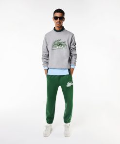 Lacoste Sweaters & Sweatshirts-Men’s Crew Neck Unbrushed Fleece Sweatshirt-SH5087-51-lacoste sale 2