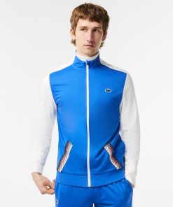 Lacoste Sweaters & Sweatshirts-Men’s Ripstop Zip-Up Tennis Sweatshirt-SH5199-51-lacoste store near me