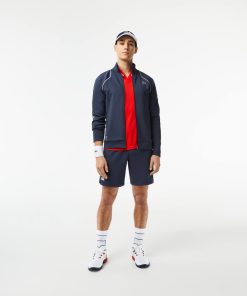 Lacoste Sweaters & Sweatshirts-Men’s Lacoste Tennis x Daniil Medvedev Zip-Up Sweatshirt-SH5220-51-lacoste near me 2