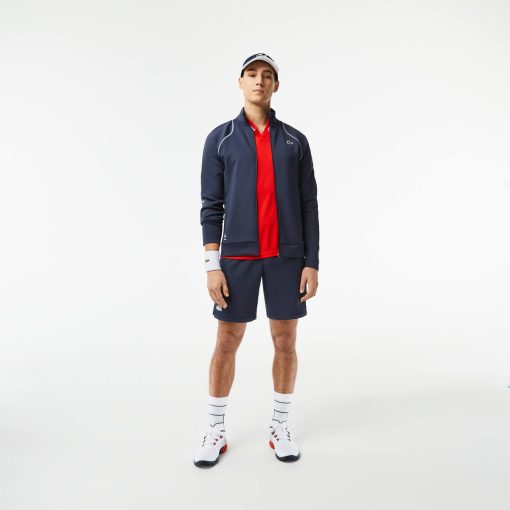 Lacoste Sweaters & Sweatshirts-Men’s Lacoste Tennis x Daniil Medvedev Zip-Up Sweatshirt-SH5220-51-lacoste near me - Image 2