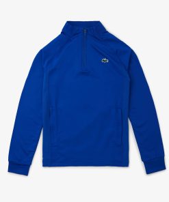 Lacoste Sweaters & Sweatshirts-Mens High-Neck Golf Sweatshirt-SH5221-51-lacost 2