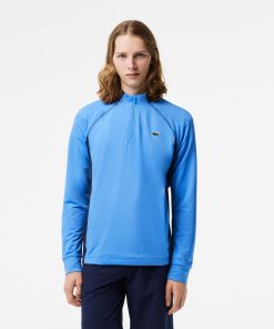 Lacoste Sweaters & Sweatshirts-Mens High-Neck Golf Sweatshirt-SH5221-51-lacoste near me