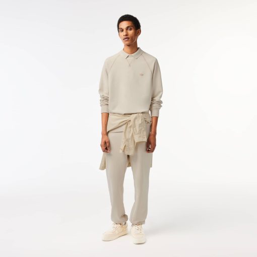 Lacoste Sweaters & Sweatshirts-Men’s Crew Neck Organic Cotton Natural Dye Sweatshirt-SH5602-51-lacosta - Image 2