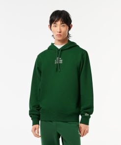 Lacoste Sweaters & Sweatshirts-Mens Print Hoodie-SH5643-51-locoste