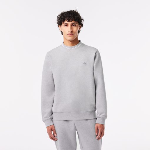 Lacoste Sweaters & Sweatshirts-Men’s Logo Collar Sweatshirt-SH5690-51-lacoste cardigan