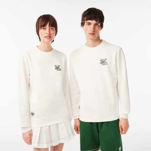 Lacoste Sweaters & Sweatshirts-Unisex SPORT Roland Garros Edition Organic Cotton Sweatshirt-SH6272-51-lacoste store near me