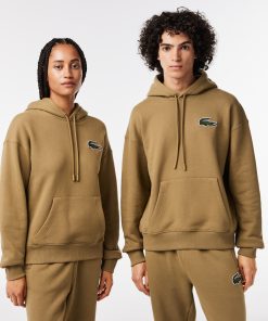 Lacoste Sweaters & Sweatshirts-Unisex Loose Fit Fleece Hoodie-SH6404-51-locoste