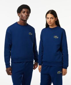 Lacoste Sweaters & Sweatshirts-Unisex Loose Fit Fleece Sweatshirt-SH6405-51-lacosta