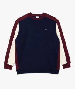 Lacoste Sweaters & Sweatshirts-Mens Big Fit Colorblock Sweatshirt-SH6669-51-lacosta