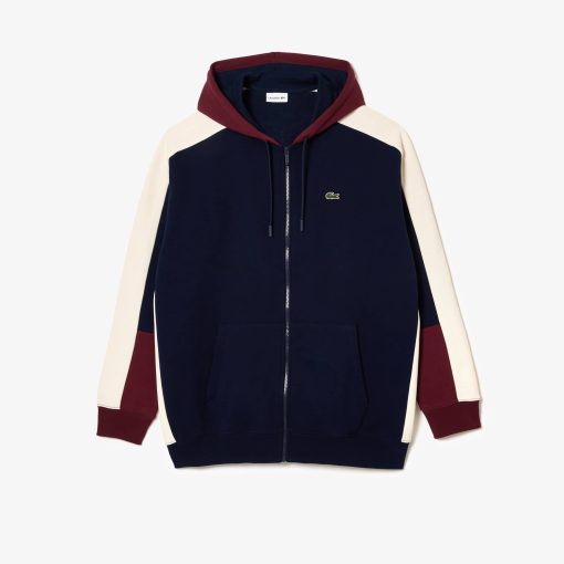 Lacoste Sweaters & Sweatshirts-Mens Big Fit Zip-Up Hoodie-SH6673-51-lacoste factory outlet