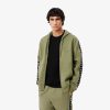 Lacoste Sweaters & Sweatshirts-Mens Monogram Fleece Hoodie-SH2855-51-lacoste outlet 3