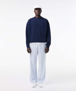 Lacoste Sweaters & Sweatshirts-Mens Oversized Piqué Sweatshirt-SH7470-51-lacoste near me 2