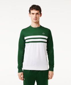 Lacoste Sweaters & Sweatshirts-Mens Stretch Tennis Sweatshirt-SH7519-51-lacoste sale