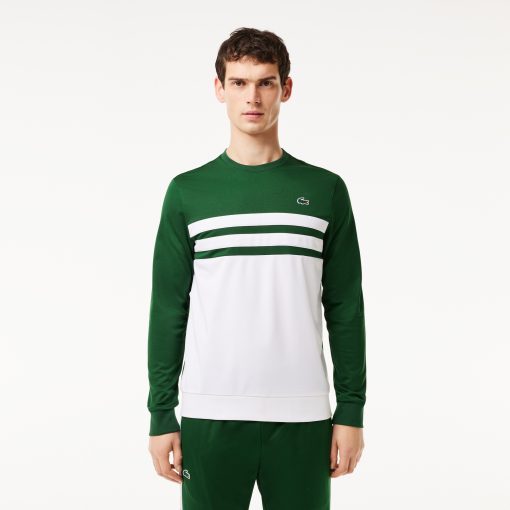 Lacoste Sweaters & Sweatshirts-Mens Stretch Tennis Sweatshirt-SH7519-51-lacoste sale