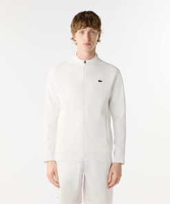 Lacoste Sweaters & Sweatshirts-Mens Lacoste Tennis x Novak Djokovic Zip-Up Jacket-SH7541-51-la coste