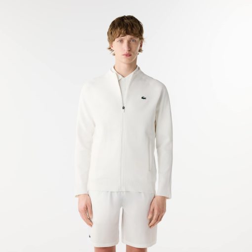 Lacoste Sweaters & Sweatshirts-Mens Lacoste Tennis x Novak Djokovic Zip-Up Jacket-SH7541-51-la coste - Image 2