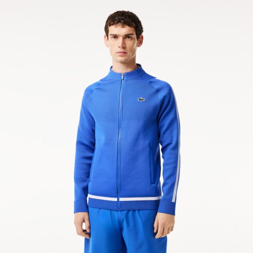 Lacoste Sweaters & Sweatshirts-Mens Lacoste Tennis x Novak Djokovic Zip-Up Jacket-SH7541-51-lacoste usa